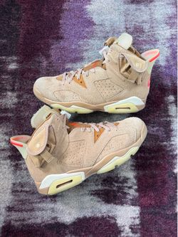🟣 jordan 6 travis scott british khaki