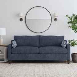 Flexsteel Drew Blue Loveseat + Ottoman Set Of 2 $450/2pcs