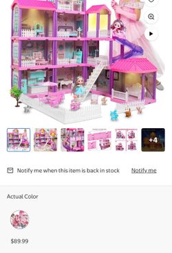Beefunni DIY Princess Dollhouse,