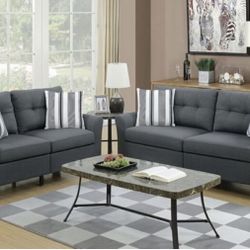 Sectional Sofa + Ottoman