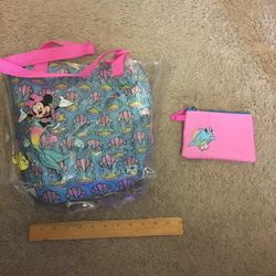 Disney Clear Plastic Bag W/bag Inside