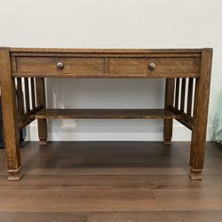 45W x 29.5H inch wooden desk