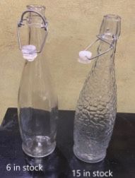 Flip Top Glass Bottles