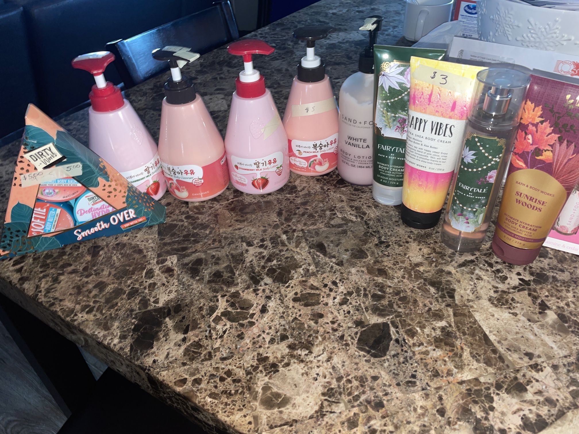 Various Lotions & Perfumes