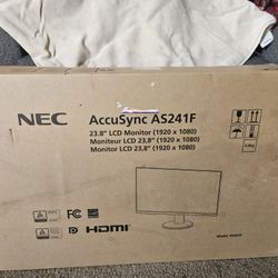 NEC ACCUSYNC AS241F-BK 23.8IN Widescreen ACCUSYNC 23.8IN, Black

