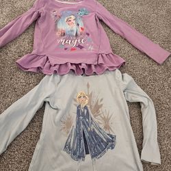 Frozen Size 6 Long-sleeved Shirts
