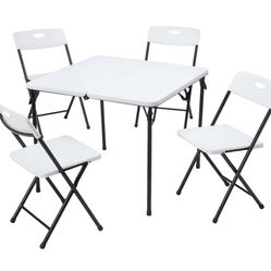 Multifunctional 5 Piece Card Set Table