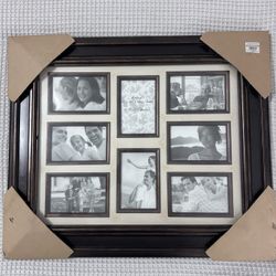 16”X 20” Solid Wood Collage Frame with  (6) 4”x6” Openings