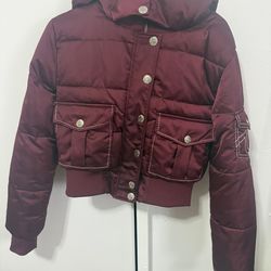 True Religion Cropped Puffer Jacket