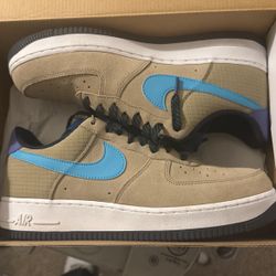Beige Nike Airforce 1 Size 10.5