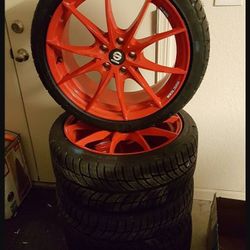 Sparco Wheels With Tires