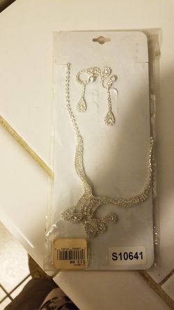Necklace and earrings
