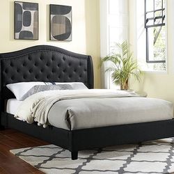 Brand New Black Queen Size Platform Bed Frame