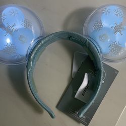 Disney Mickey Ears Light Up Blue New With Tags 