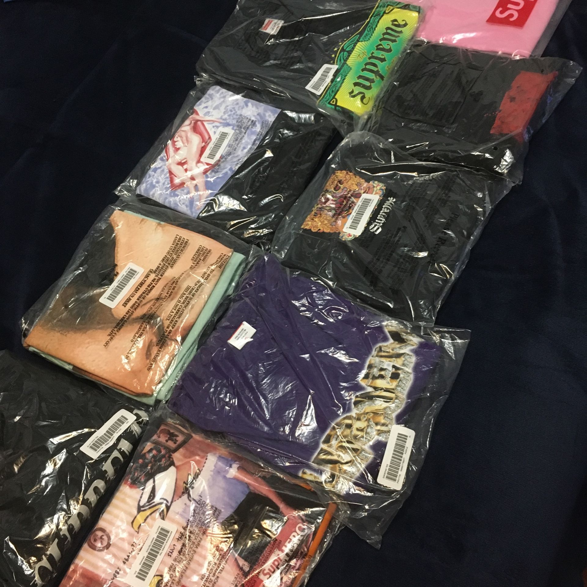 Supreme TShirt Lot Brand New