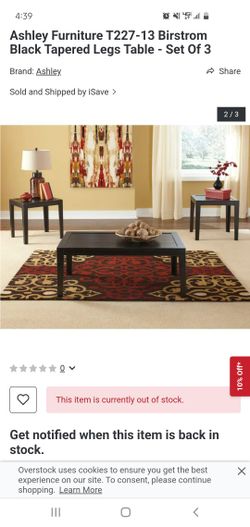 Coffee Table & 2 End Tables Set Of 3 Ashley Furniture