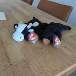 Blackie And Daisy Beanie Babies 