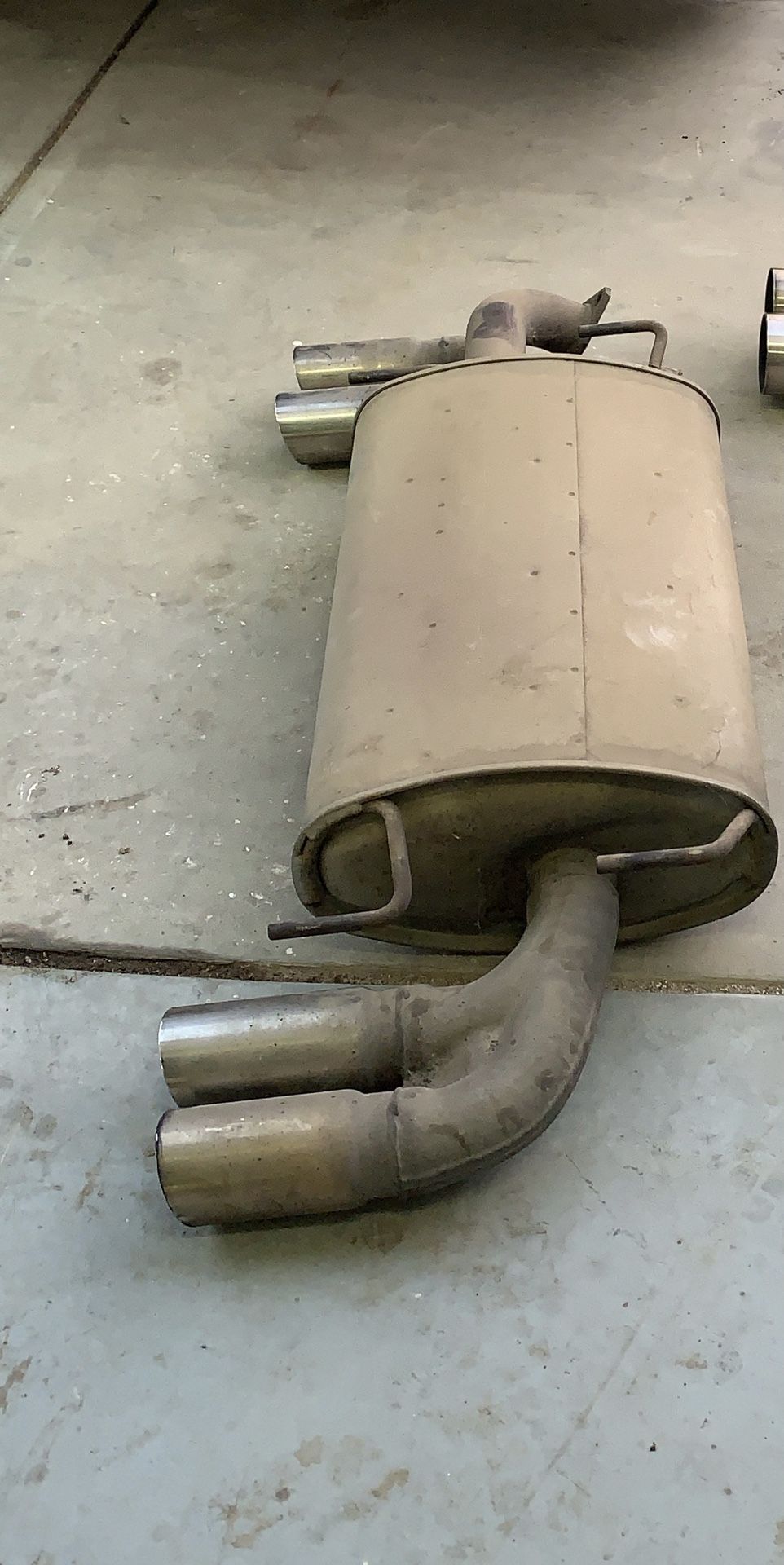 2008+ Subaru STi hatchback stock cat back exhaust