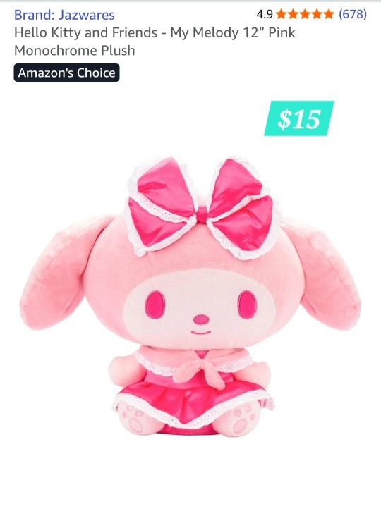 New!! Hello Kitty Melody 12 Inch