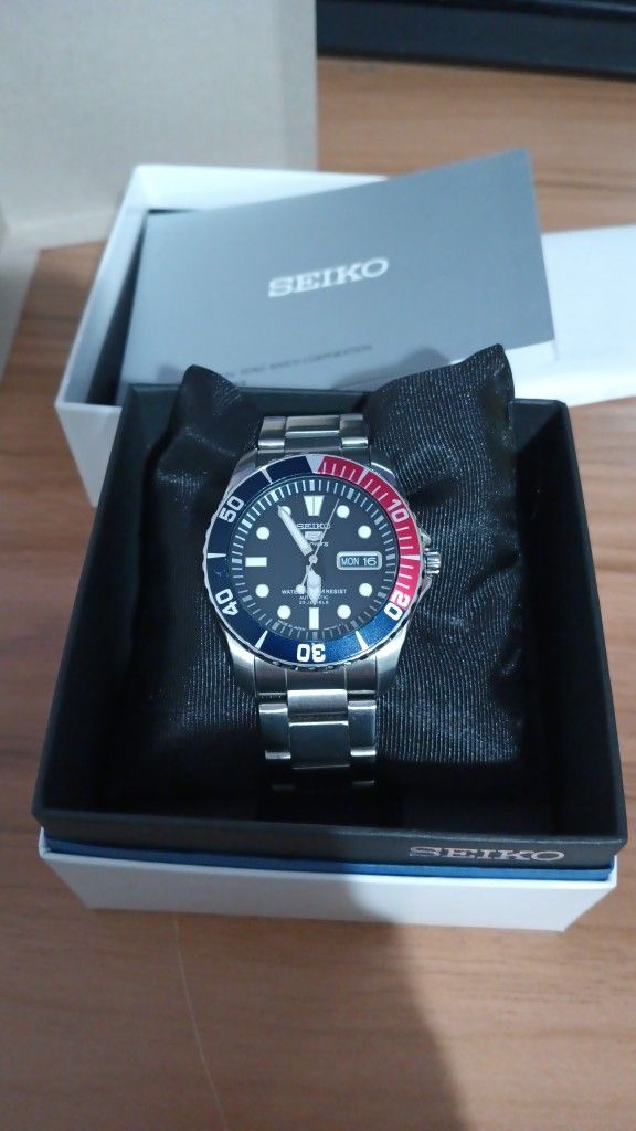 Seiko 5 Sports Diver SNZF15K1 7S36-03C0 Black Dial Men's Automatic Watch