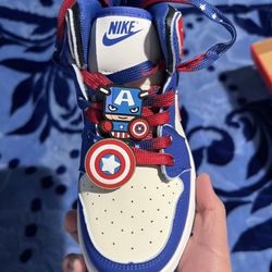 Captain america jordans on sale for sale