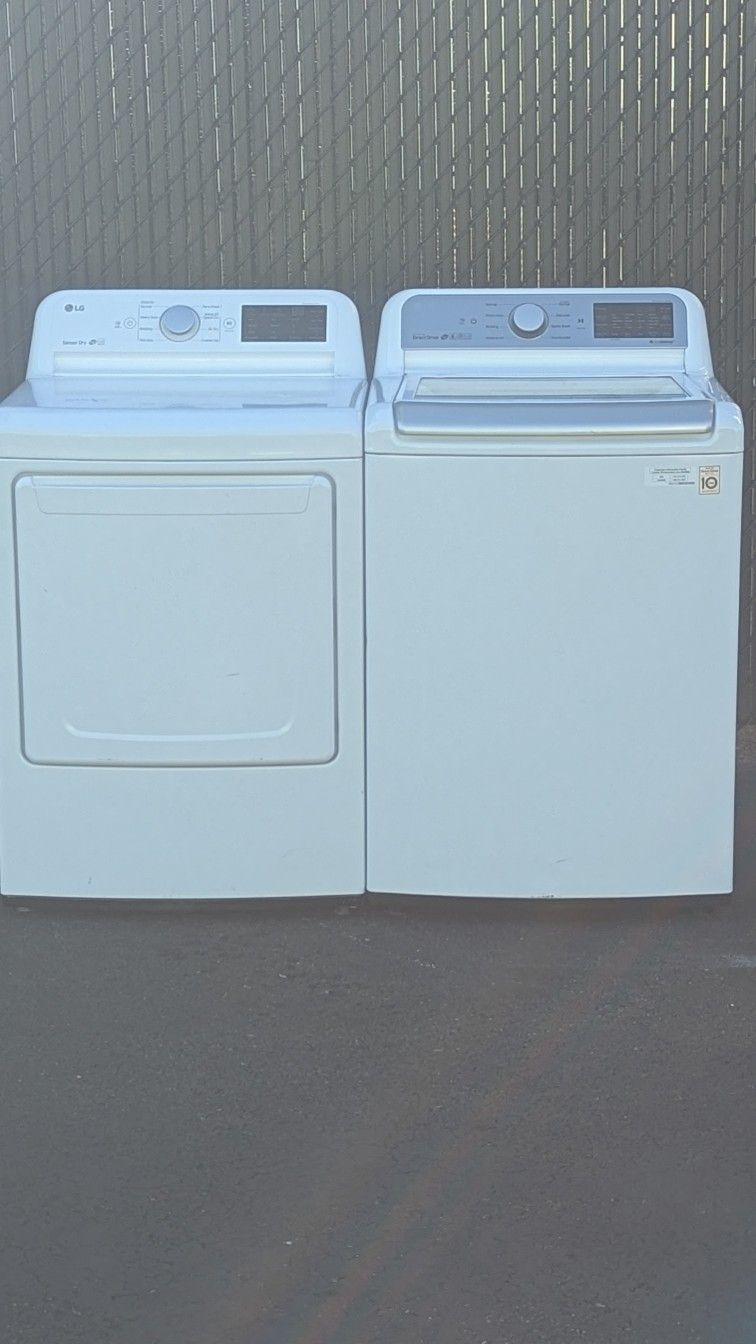 LG XL Capacity 5.0 cuft washer and 7.4 cuft Electric Dryer. Works Perfect. 30 Days warranty
