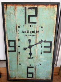 Antique rustics style wall clock