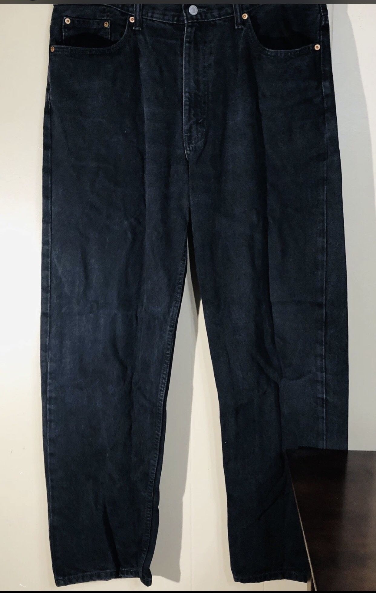 LEVIS 550 Men’s Black Denim Jeans Size 38/34
