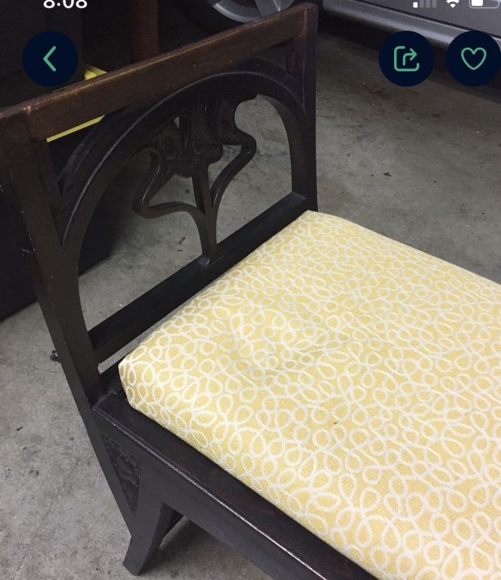 Art Nouveau Bench