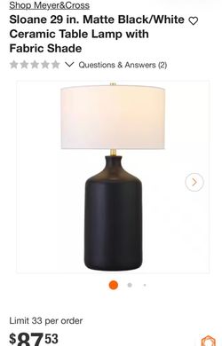 Meyer and Cross Sloane Table Lamp