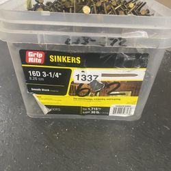 Sinkers 16d 3-1/4” 30lbs