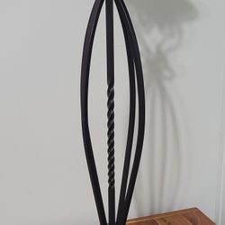 Wrought Iron Pillar Candle Holder