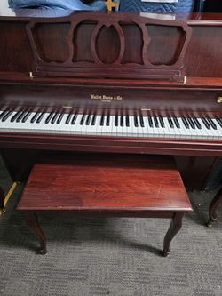 Hallet Davis Upright Piano