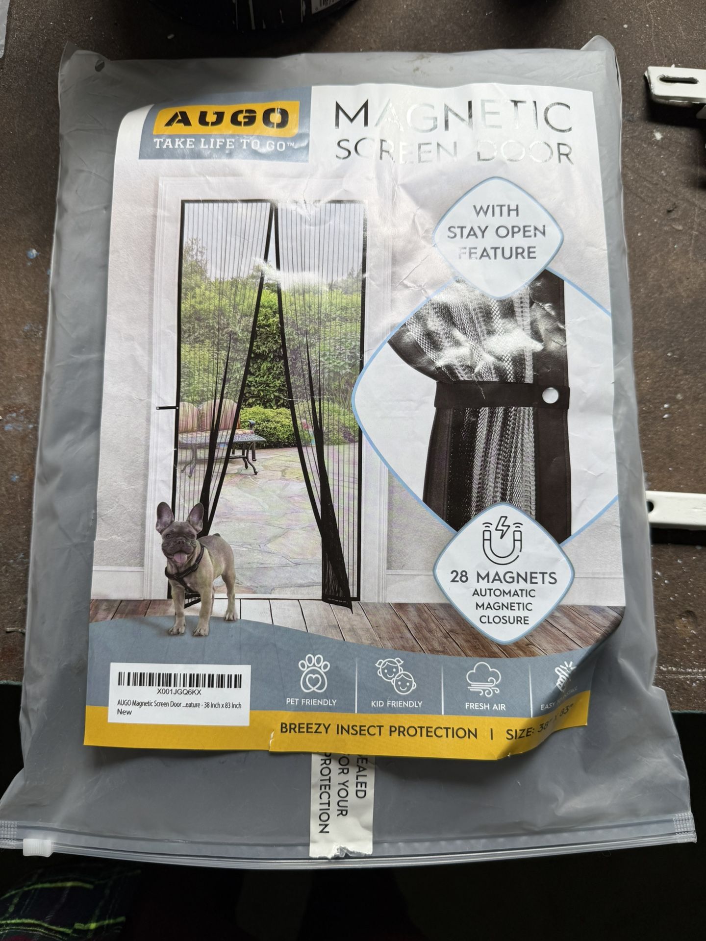 New Magnetic Screen Door Mesh