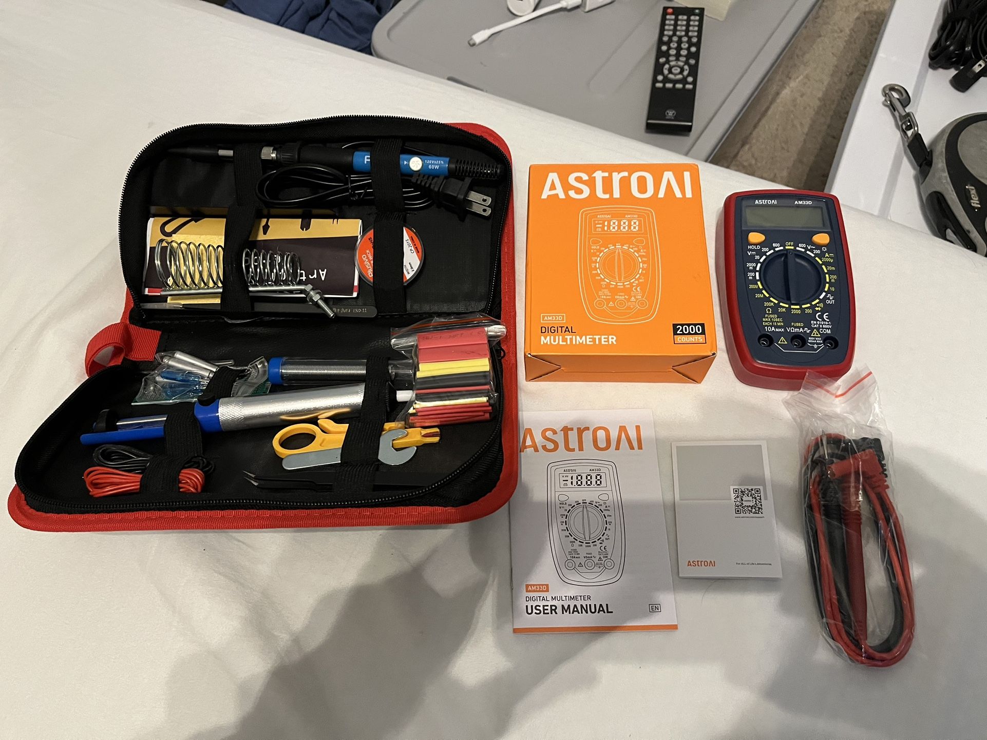 Soldering Kit & Multimeter NEVER USED