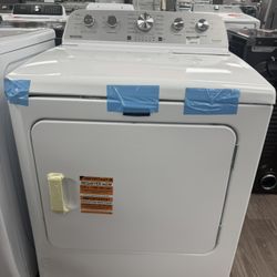 Maytag - 7.0 Cu. Ft. Electric Dryer with Extra Power and Pet Pro Option - White Model: MED5605RW