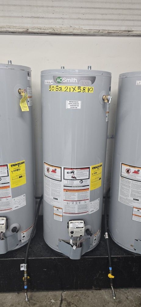 Water Heater Natural Gas 50 Gallons Año De Garantia Por Escrito