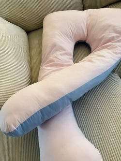 Pink And Blue Pregnancy Pillow