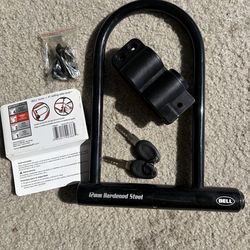 Bike U- lock and Kryptonite cable