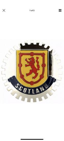 Scotland car grill emblem