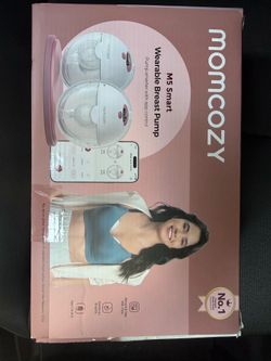Momcozy M5 smart breast pump controlled by app.