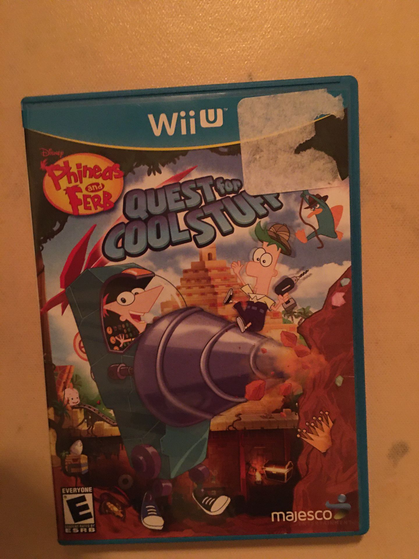 Nintendo Wii U Disney phineas and ferb quest for cool stuff