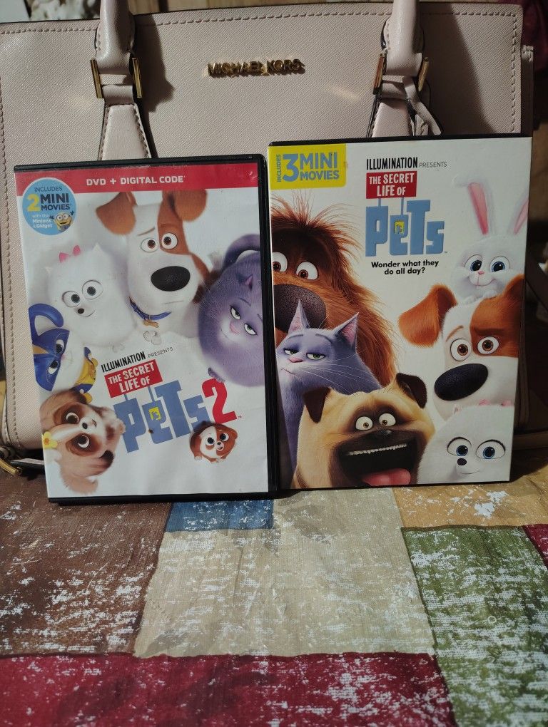Secret Life of Pets 1 and 2 bundle!