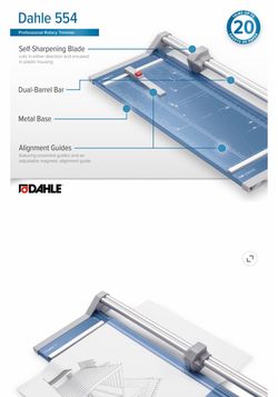Dahle 554 Professional Rotary Trimmer