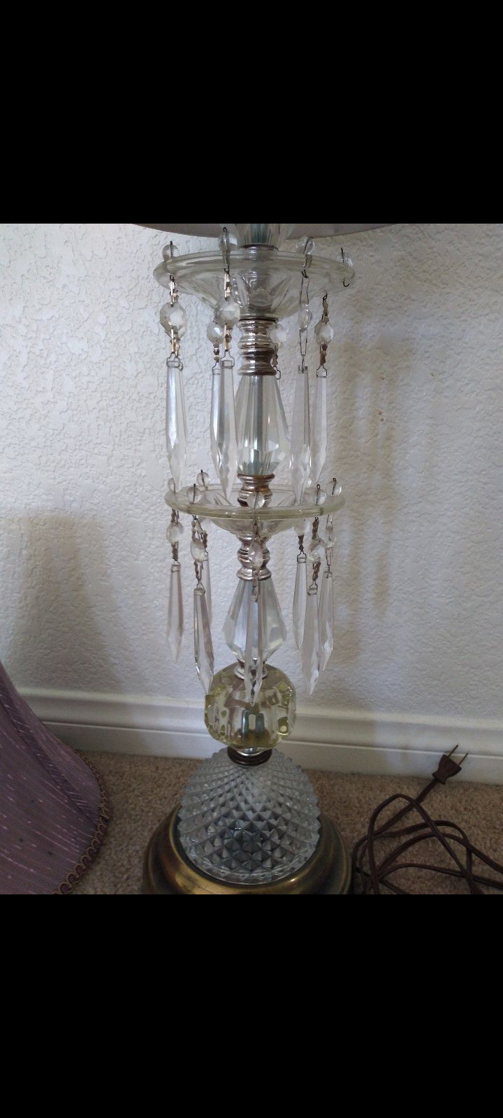 Crystal Lamp Works Perfect 