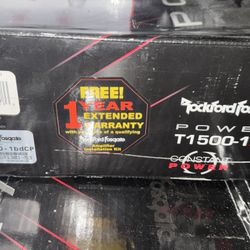 Rockford Fosgate T-1500-1 BD Amplifier 