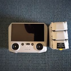 Dji Mini 3 Drone Remote And 3 Batteries 