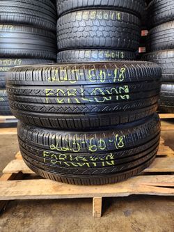 225 60R 18 USED TIRES FORCE LAND 2256018 USED TIRES (PAIR) MOUNT BALANCE INCLUDED