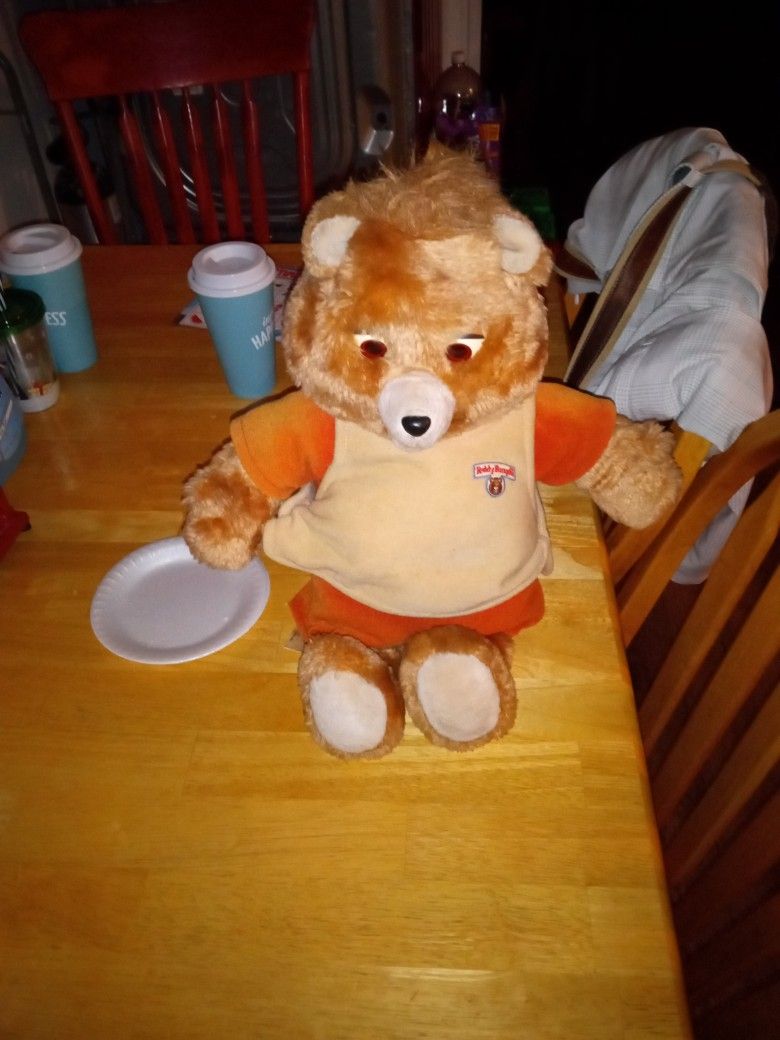 1980 Teddy Ruxpin Bear Toy