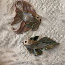 Handmade Ceramic fish decor